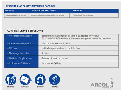 Vernis Fayrouz 800 ML